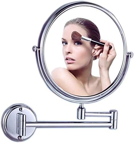 Огледало за убавина на Onemtb ротирајќи преклопување 3 пати зголемување на бањата околу огледалото за бричење на суета огледало