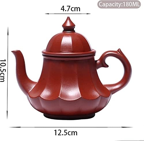 Чајник чајник чајник 180мл Пурпурна Глина Чајници Познати Рачно Изработени Чај Тенџере Убавина Котел Чај Чај Чај Постави Чајник