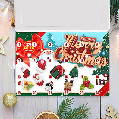 Божиќен Подарок 2021 Календар Малку Со 24 Доаѓање Дома Декор Паметен Календар