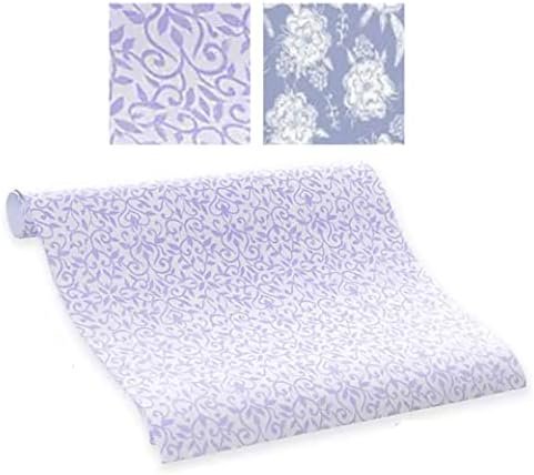 8 чаршави за миризливи фиоки за миризливи фиоки за фиоки за хартија за хартија Декорирање цветна 18inch x 24inch, виолетова, променлива