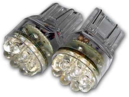 Tuningpros LEDRS-T20-A15 ЗАДЕН СИГНАЛ LED Светилки T20 Клин, 15 LED Килибар 2-Компјутер Во Собата