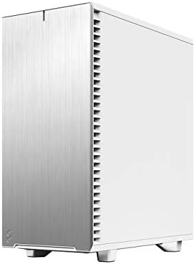 Фрактален дизајн Дефинирајте 7 компактен црн четкан алуминиум/челик ATX Компактен тивок случај на кула компјутер