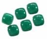 Единствени скапоцени камења Природна 3x3mm до 8x8mm zambian зелена смарагдна перница форма кабохон со најквалитетна зелена боја