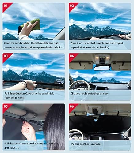 Повторувајќи ја шофершајбната Сонцето за сонце за автомобил, предниот прозорец на автомобилот Сончев, блокирајте ги УВ -зраците и изолацијата