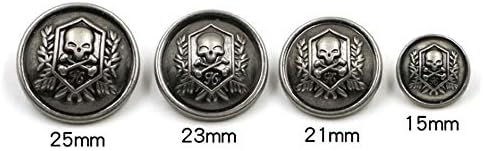 Кондани 11 парчиња метални блејзер копче сет - поморски сидро Крест - За блејзер, костуми, спортски палто, униформа, јакна
