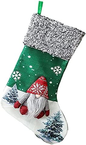 торби со iopqo најголемиот дел од голема големина 100 Божиќни празници торбички чорапи елката подароци мода