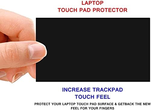 Ecomaholics Premium Trackpad Заштитник ЗА MSI CreatorPro X17 17.3 инчен Лаптоп, Црна Подлога За Допир Покритие Против Гребење Анти Отпечаток