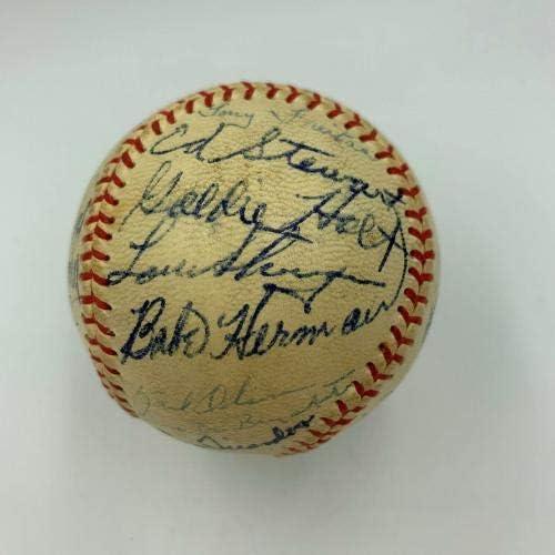 Најраниот познат Били Мартин 1947 година Оукланд Оукс екипа потпиша бејзбол ЈСА Коа - Автограмирани бејзбол