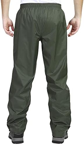 33.000 метри машки панталони за дожд, водоотпорен дожд над панталони, ветроупорни панталони на отворено за пешачење, риболов