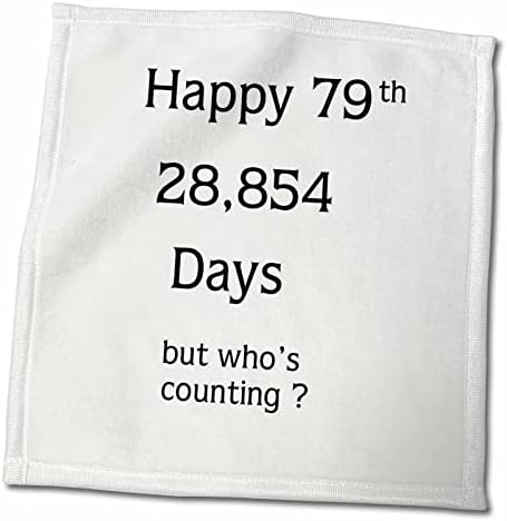 3drose print на смешно среќен 79 роденден или годишнина - крпи
