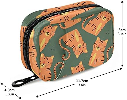 Слатка за тигар пилула торба за торбички кутија со кутија со патент преносен витамин рибино масло за лекови за спортско кампување неделно