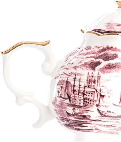Хибридна порцеланска чајник Смералдина