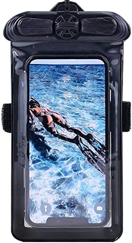Ваксон Телефон Случај Црна, Компатибилен Со Huawei P50E Водоотпорен Торбичка Сува Торба [ Не Заштитник На Екранот Филм ]
