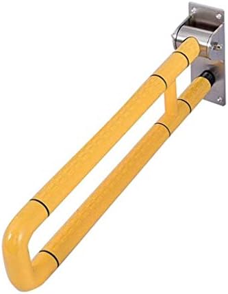 Luofdclddd grab bar, не'рѓосувачки челик за грабнување на тоалетот-шипки за грабање на бања, рачка што не се лизга со ABS Shell-Shell-преклопна