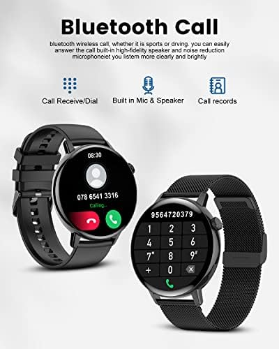 Lige паметни часовници за мажи кои прават Bluetooth повик со известување за текст IP67 водоотпорен мониторинг на здравствена фитнес чекори