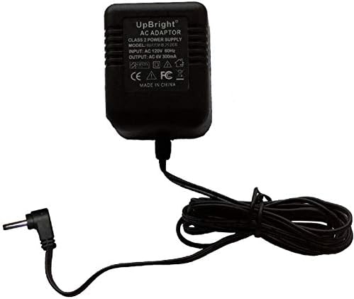 Адаптерот за AC на UPRITE 6V компатибилен со UA-0603 26-160030-2UL-100 26-160030-2UL-107 Motorola U060030A12V UA0603 VTECH CL82409 CL82509