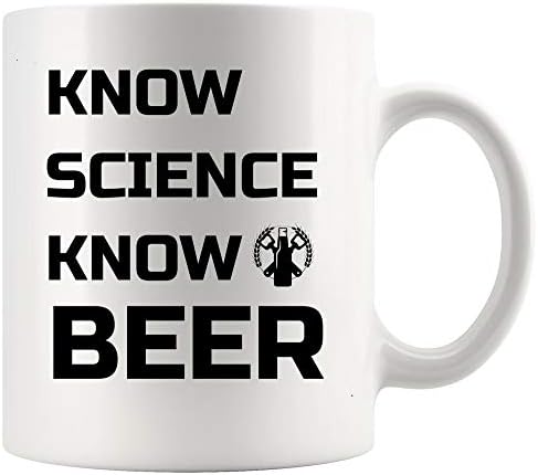 Пиво чаша за пиво - знај наука знае пиво - смешен алкохол алкохолен хмел слад пиење пијан смешни чаши чаши