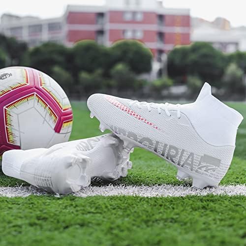 Фудбал со високи врвни фудбалски фудбалски чизми за мажи за патики трева фудбал ги спојува младинските фудбалски чевли фирма земја