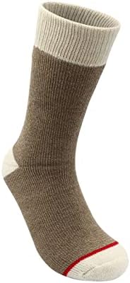 Чорапи на термички екипи на машка лавина, меки обложени термички екипи чорапи за мажи 1-пакет