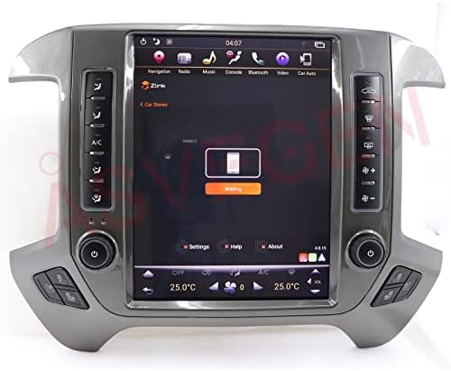 ASVEGEN 12.1 Инчен Екран На Допир Android 9.0 Автомобил Стерео GPS Навигација ЗА GMC Сиера ПРЕКУ Vtrux Камион, Chevrolet Silverado 2014-2018 4+64G, Замени ОЕМ 4 Екран IO3 IO4