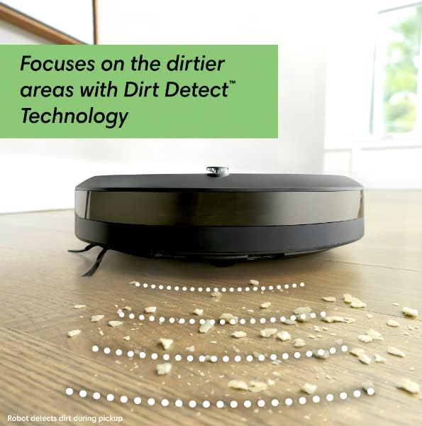 Irobot Roomba i1 Robot Vacuum - Wi -Fi поврзано мапирање, работи со Google, идеално за миленичиња коса, теписи