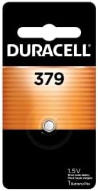 Дурацел 379 Батерија со Копче Од Сребрен Оксид, 1 Пакет За Броење, Батерија Од 379 1,5 Волти, Долготрајна За Часовници, Медицински