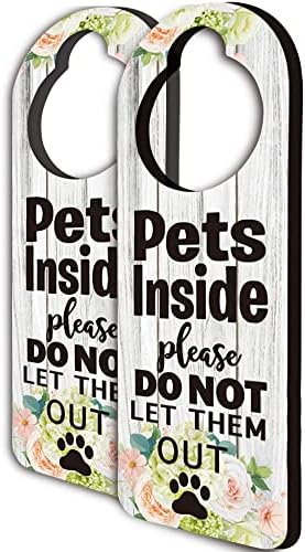 Смешни миленичиња во знак за закачалка од дрвени врати, 2 пакувања, ве молам, не вознемирувајте, смешна канцелариска декорација, идеално