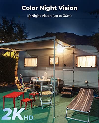 Reolink 2K безжична безбедносна камера на отворено, двојно леќи ултра-широк поглед, ноќно гледање во боја, соларна батерија, дуо со бел соларен