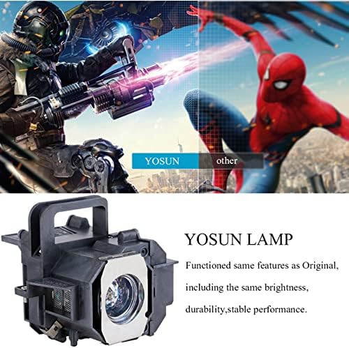 Yosun v13h010l49 Проекторска ламба за Epson ELPLP49 Powerlite Home Cinema 8350 8345 8500UB 8700UB 8100 6100 6500UB Заменски проектор