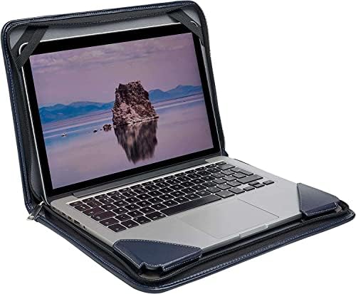 Случајот со лаптоп со лаптоп Broonel Blue Laptop - Компатибилен со Asus Metal Vivobook S413ea Full HD 14 инчи