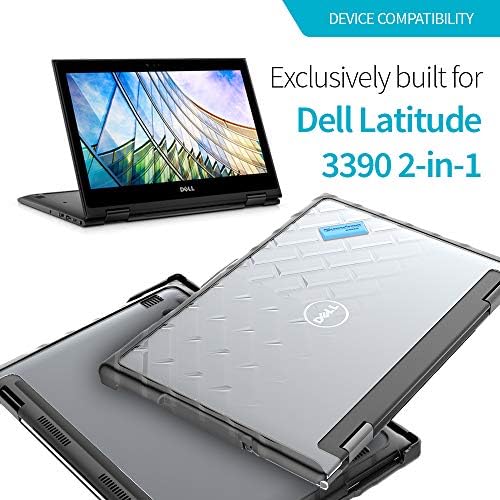 Случајот за лаптоп Gumdrop DropTech одговара на Dell Latitude 3390 13 2-во-1. Наменет за ученици од К-12, наставници и училници-тестиран капка,