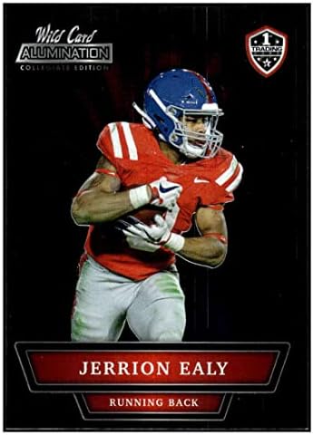 Jerrion Eally RC 2021 Alumination Wild Card Nil Rookie 39 Началници NM+ -MT+ NFL фудбал