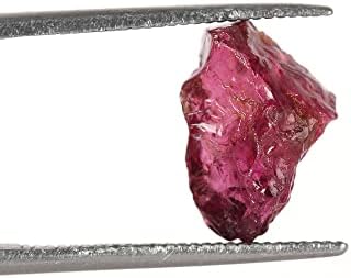 GemHub Raw Rough Rought јануари, родински камен, груб гарнет 5,50 ct. Скапоцен камен за завиткување на жица, лекување кристал за завиткување