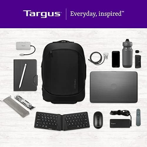 Ранец на лаптоп Таргус за лаптопи до 16-инчи отпорен на вода ранец за патувања за деловни патници училишен торба колеџ компјутер ранец за