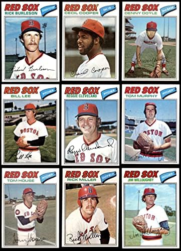 1977 Topps Boston Red Sox Team го постави Бостон Red Sox Nm Red Sox