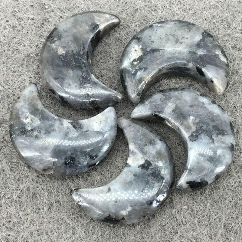 Приврзоци на големо на големо, 25mm природни кристали Месечината Шиместерстон камен скапоцен камен Реики заздравување