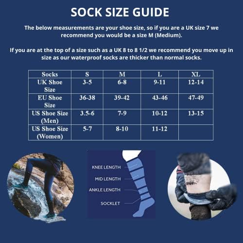 Sealskinz жени водоотпорни ладно време со средна должина чорап