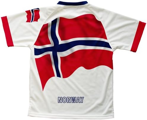 Техничка маица на знамето Скудопро Норвешка за мажи и жени