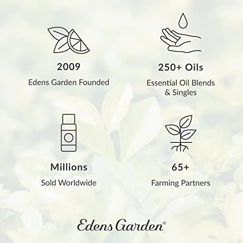 Есенцијално масло за спиење Еденс Градина 6 сет, најдобар чист комплет за спиење на ароматерапија, 10 ml