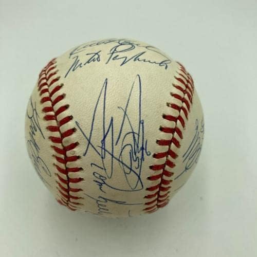 1991 година Минесота Близнаци Светска серија Шампион го потпиша Бејзбол JSA COA - Автограмирани бејзбол