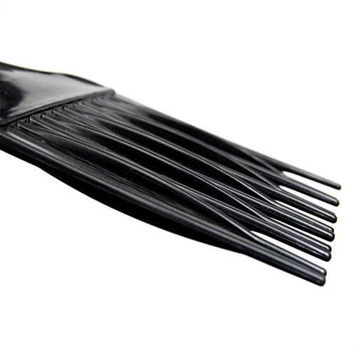 Luxxii 6 Пластична афро избор за лифт за коса чешел од чешла за виткање плетенка за коса со чешел за стилизирање на човекот