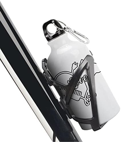 Фризура за фризери loveубовни спортови шишиња со вода вакуум изолирани алуминиум еднократно со капаци кригла за кампување за велосипеди