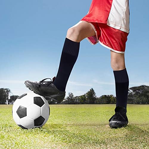 Раигу фудбалски чорап за деца, спортски атлетски тим клекнат високи чорапи за млади момчиња и девојчиња