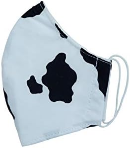 Заштита на лицето од кравски бик од боја - Заштита на памук за еднократно и печење памук за дишење - за заштити на лице на отворено половина