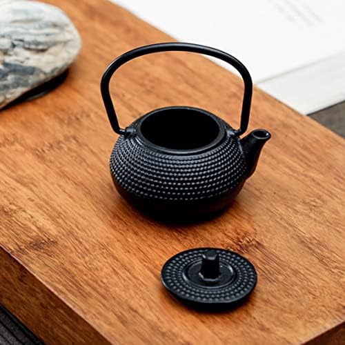 Zerodeko 6pcs Декоративен мал чај котел од леано железо чајник таблета украс