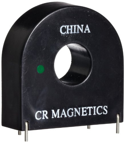 CR Magnetics CR8350-2000-F вертикален трансформатор на струја на PCB, 10,5 Vmax RMS, 100 максимална влезна струја