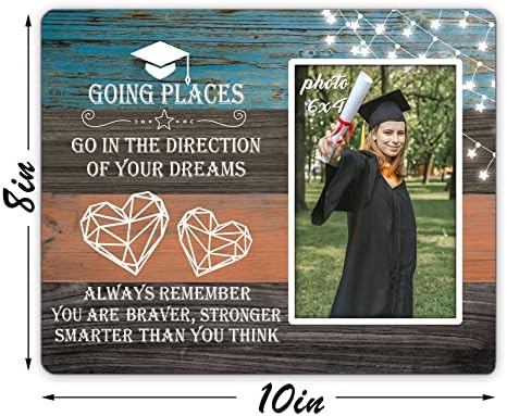 Рамка за дипломирање на ку -ден, матура, подароци за дипломирање, фото рамка за дипломирање на колеџ за 4x6 - F031