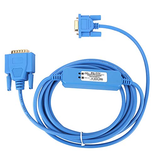 FTVogue погоден за Siemens S5 Series PLC Програмски кабел компјутер-tty Комуникациски податоци за преземање линија 6ES5734-1BD20, Индустриски