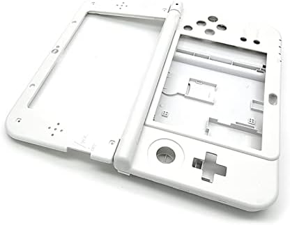 Нова нова замена на бела обвивка за куќиште, за Nintendo New 3DS XL LL 3DSXL рачна конзола за игри, внатрешна B C D Countion Plate Faction Countons Middle Screen Cover Cover 3 компјутери Поставете резервни д