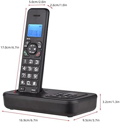 Houkai Expondable Телефонски систем за безжичен систем за одговарање 3 линии LCD дисплеј без раце повици 16 јазици за канцеларија